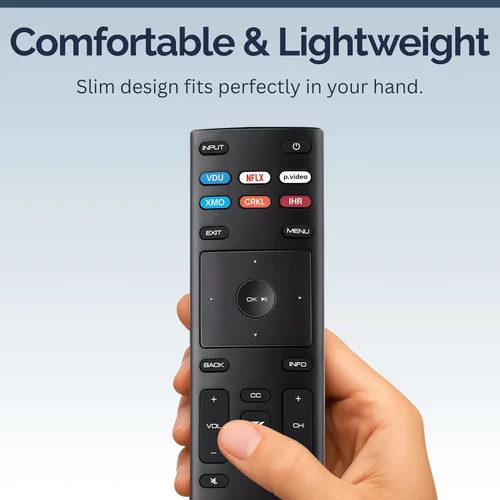 Miniatura 6 de XRT136 Vizio Smart TV Remoto Reemplazo – Fácil configuración, infrarrojo, teclas de acceso directo, control remoto universal para televisores