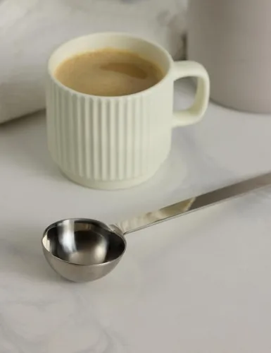Miniatura 2 de Norpro Cuchara de café de acero inoxidable, 2 cucharadas, plata