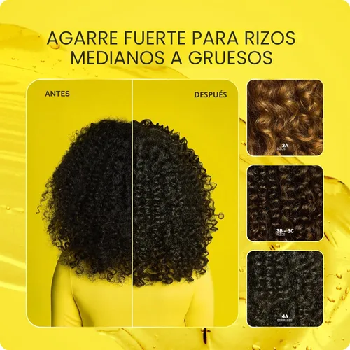 Miniatura 3 de Marc Anthony Gel de peinado para cabello rizado, estrictamente rizos, gel para el cabello definidor de rizos de fijación fuerte de larga duración