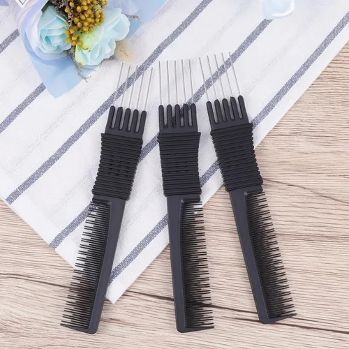 Miniatura 4 de Peinetas para el cabello - Fibra de carbono estática -cola Peines Herramientas para el cabello para estilos finos