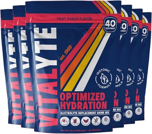 Miniatura 29 de Vitalyte Mezcla de bebida en polvo de electrolitos, mezcla de hidratación de electrolitos isotónicos, paquete a granel