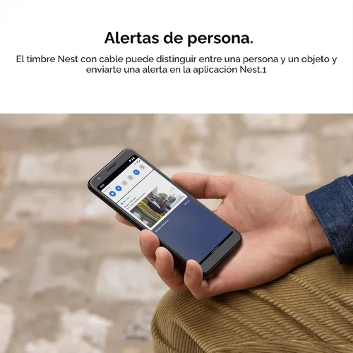Miniatura 4 de Timbre de video Nest de Google (con cable) - Anteriormente Nest Hello - Timbre de video con transmisión 24/7 - Timbre inteligente con cámara