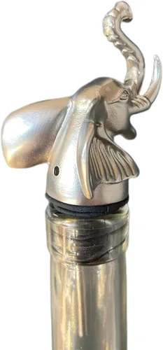 Miniatura 5 de Boquilla aireadora de vino de elefante, divertido regalo de vino de dinosaurio para hombres y mujeres, accesorio novedoso de vino de animales