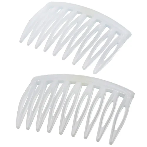 Miniatura 12 de Camila Paris CP3109 - Peine lateral francés para el cabello, pequeño, curvado, beige, con torsión francesa, decorativo, pinzas de sujeción fuerte