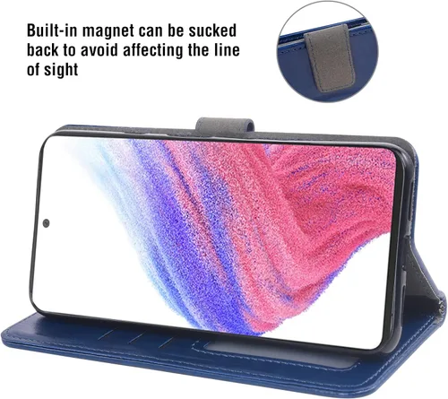 Miniatura 3 de Funda compatible con OnePlus 10 Pro One Plus 10Pro 5G, protector de pantalla de vidrio templado y soporte de cuero para tarjetas de teléfono celular