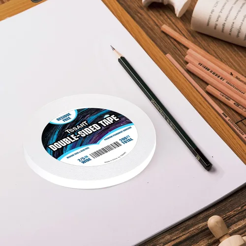 Miniatura 4 de Cinta de doble cara ultrafina permanente - Cinta adhesiva de doble cara para artes, manualidades, fotografía, álbumes de recortes, rasgón a mano