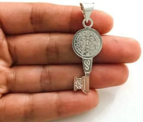 Miniatura 3 de P63 - Llave de plata de ley 925