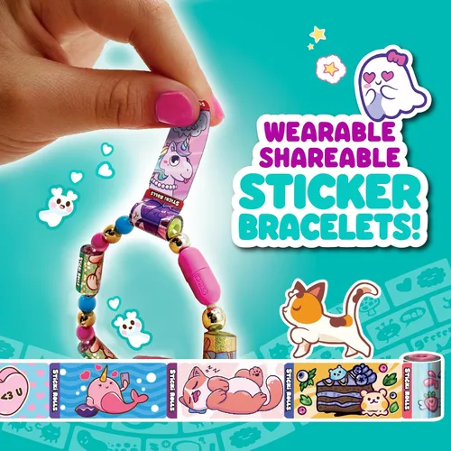 Miniatura 2 de Pulsera de cápsula ciega con rollos de pegatinas Sticki