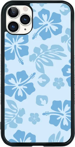 Miniatura 62 de FANXI Funda de teléfono de hibisco azul compatible con iPhone 11 de 6.1 pulgadas, funda protectora a prueba de golpes de TPU con bonita flor azul