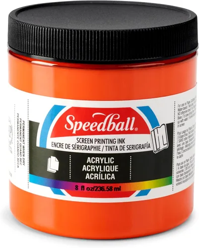 Miniatura 2 de Speedball, 4630, Tinta acrílica para impresión de pantalla, 8 fl oz. 237 ml, Violeta