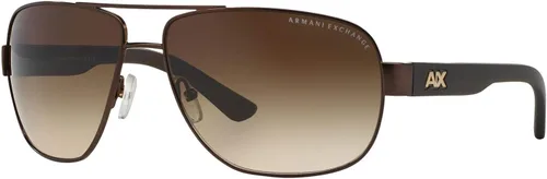 Miniatura 2 de Exchange Armani 0ax2012s Sun Full Rim Piloto Mens anteojos de sol