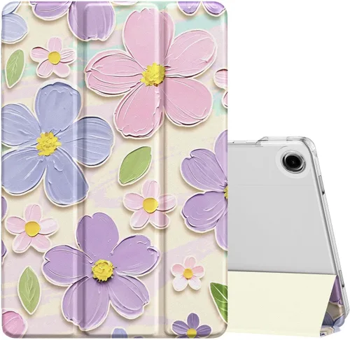 Miniatura 24 de MoKo Funda para Galaxy Tab A9+/A9 Plus de 11 pulgadas 2023, Funda Protectora Inteligente Delgada con Soporte y Carcasa Trasera Translúcida de PC