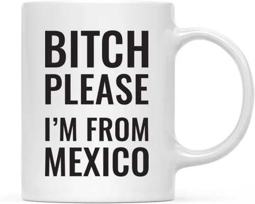 Miniatura 109 de Andaz Press Taza de café de 11 onzas, regalo de broma, Bitch Please I'm from Alabama, paquete de 1, incluye caja de regalo, divertidas ideas