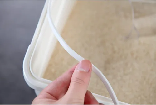 Miniatura 7 de HANAMYA Contenedor de almacenamiento de arroz de 10 litros / 20 libras con taza medidora, sin BPA, para arroz Grano Alimento para mascotas