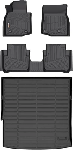 Miniatura 78 de Alfombrillas y forro de carga para Jeep Grand Cherokee L 2021-2025 (solo para 6 plazas sin consola central), alfombrillas de automóvil TPE para todo
