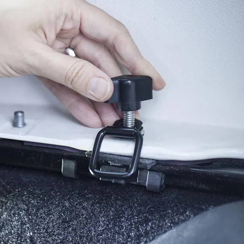 Miniatura 2 de DEDC Paquete de 8 Tornillos de Pulgar y Tuercas de Sujeción de Extracción Rápida para Techo Rígido, 8 piezas Anillas en D de Amarre Anclajes