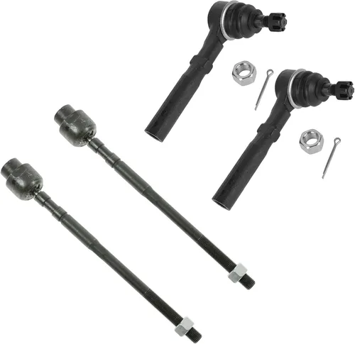 Miniatura 105 de TRQ Juego de barras de acoplamiento delanteras interiores y exteriores de 4 piezas compatible con Jeep Cherokee 1991-2001 y Comanche 91-92