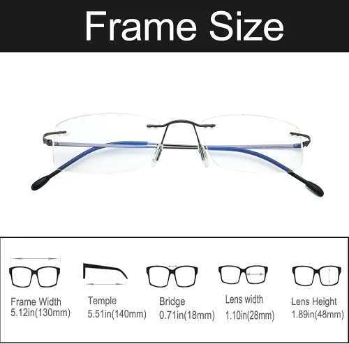 Miniatura 7 de HIYANJN Gafas de lectura a prueba de luz azul para mujeres y hombres, filtro antideslumbrante, lentes ligeros