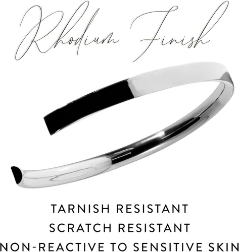 Miniatura 5 de Stella Valle Lip Bracelet - 18K Gold and Rhodium Cuff Bracelet in the Shape of Lips with Swarovski Crystals - You Leave Your Mark on Me