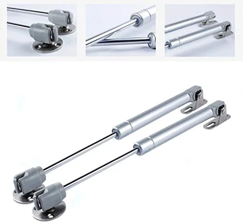 Paquete de 2 puntales de gas, resortes de gas, soporte de elevación, amortiguadores de gas, soporte de tapa, cierre suave, amortiguadores de resorte