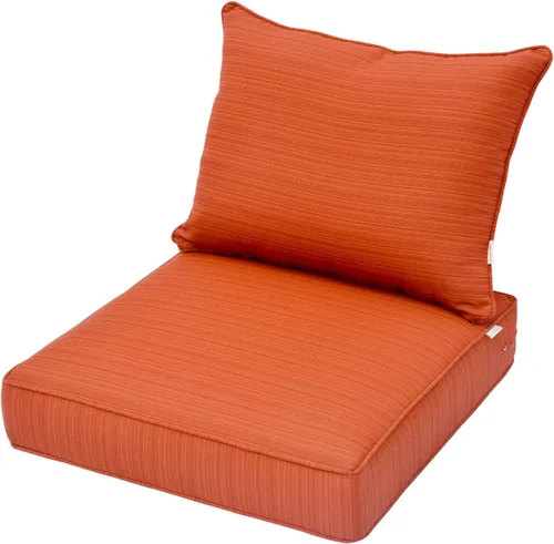 Miniatura 7 de ovios Cojines para muebles de patio al aire libre con funda extraíble, sofá, sofá biplaza, asiento y respaldo, juego de cojines gruesos impermeables