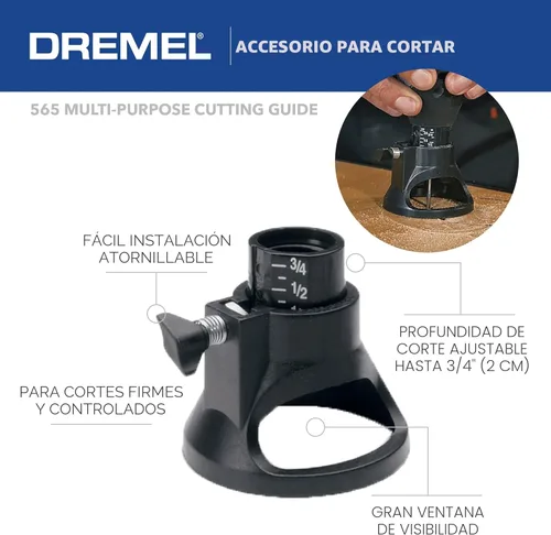 Miniatura 10 de Kit de herramienta giratoria versátil Dremel 4300-9/64 con eje flexible - 9 piezas adicionales y 64 accesorios - Ideal para grabado, grabado