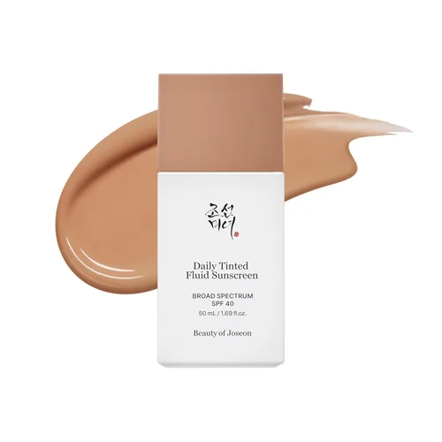 Protector solar diario Beauty of Joseon en fluido con color, 12 tonos para hidratación facial, amplio espectro SPF 40, cuidado de la piel coreano