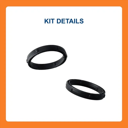 Miniatura 5 de BTS-1842126C91 - Juego de juntas para enfriador de aceite, compatible con motores Navistar DT466E/DT570E, 1 juego de repuesto para OEM 1842126C91
