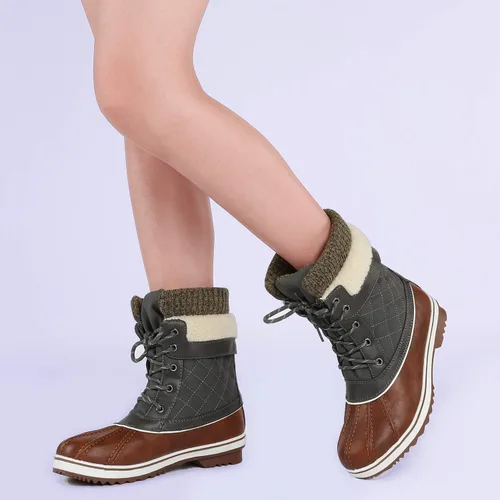 Miniatura 7 de DREAM PAIRS Botas de nieve de invierno para mujer