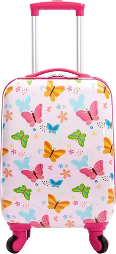 Miniatura 2 de Travelers Club Juego de viaje de equipaje para niños, 23 piezas, mariposa, 5, Mariposa, Juego de equipaje de viaje para niños de 23 piezas
