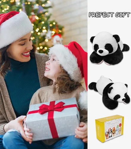 Miniatura 6 de Animales de Peluche Panda con Peso de 5 lb, Oso Panda de Peluche con Peso de 24 pulgadas para Niños Adultos Niños Niñas, Lindos Peluches Juguete