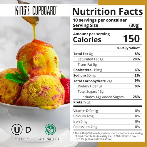 Miniatura 2 de King's Cupboard Salsa de caramelo Butterscotch - La salsa perfecta para helado, salsa de frutas, postres, café, cobertura de caramelo - Sin gluten