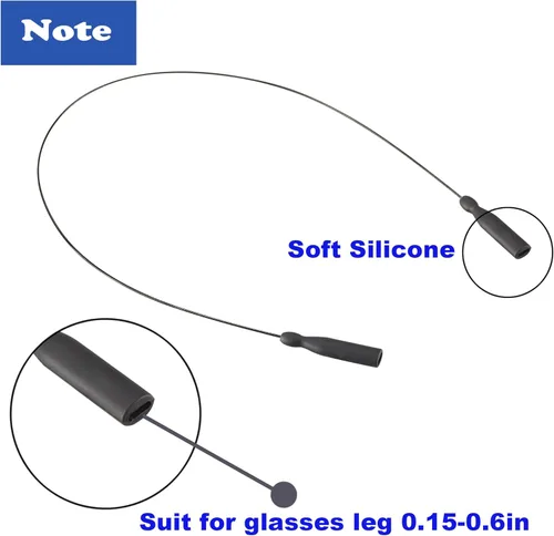 Miniatura 2 de Correas para Gafas - Correa para Gafas de Sol Retenedor de Anteojos Correas para Gafas Soporte de Cuerda para Anteojos Kit de Correa para Gafas de 3