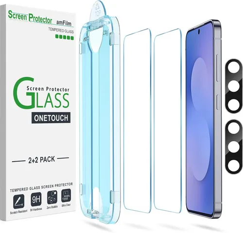 Miniatura 15 de amFilm OneTouch - Protector de pantalla para Samsung Galaxy S22 Plus de 6.6 pulgadas, Samsung Galaxy S22 + 6.6 pulgadas, dureza 9H con protector