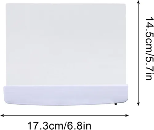 Miniatura 8 de Juesi Luz Plana para Libro Luz de Página para Lectura en Cama por la Noche LED Clara Iluminador de Página Completa Panel Placa Lámpara de Tablero