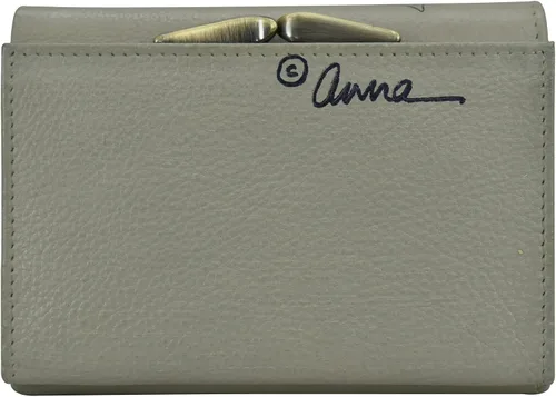 Miniatura 7 de Anna by Anuschka Cartera de tres pliegues pintada a mano para mujer de cuero
