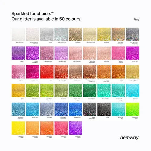 Miniatura 5 de Hemway Auto Flake Glitter FINE 1/64" 0.015" 0.4mm 375 micras Aditivo de Pintura en Hojuelas Metálicas 100g para uso con Pintura en Aerosol para Azul