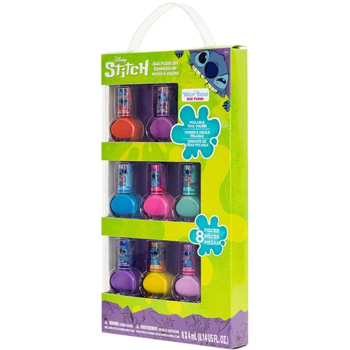 Miniatura 8 de Disney Stitch - Esmalte de uñas no tóxico, a base de agua, seguro, de secado rápido, juego de regalo para niños y adolescentes, colores brillantes