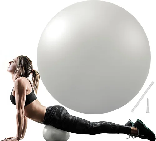 Miniatura 11 de PL-0003 Bola suave del ejercicio, silla de bola de yoga anti-estallido apoya 2200lbs PL-0003