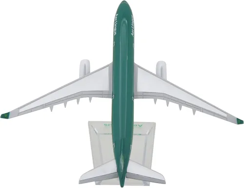 Miniatura 4 de TANG DYNASTY 1:400 Air Bus A330-300 Irlanda AER Lingus Metal Avión Modelo Avión Modelo Avión de Juguete (Verde)