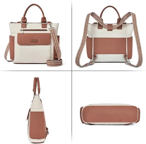Miniatura 6 de CLUCI Bolsos de mano para mujer de cuero vegano, bolso bandolera grande de moda, bolso al hombro, el mejor regalo para ella