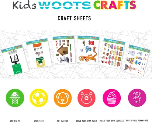 Miniatura 5 de Woots Tijeras Blunt para niños, multicolor, paquete de 2