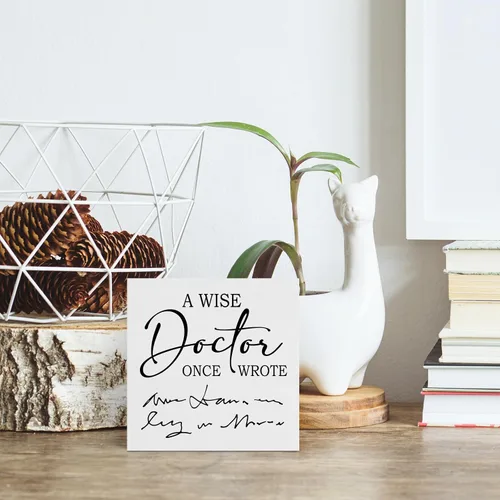 Miniatura 3 de Creoate Letreros decorativos, regalos divertidos para compañeros de trabajo, regalos de dentista para hombres, regalos para el día del médico
