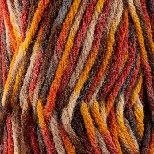 Miniatura 2 de Sensy Roving - Ovillo de lana multicolor, 3.5 onzas, 132 yardas, calibre 5, voluminoso (otoño)