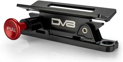 Miniatura 2 de DV8 Offroad D-FIREX-MNT-DOR Montaje de liberación rápida para extintores Diseño patentado de 2 piezas Construcción de aluminio Billet Se