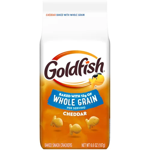 Miniatura 11 de Goldfish Mega Bites Galletas de Queso Cheddar Fuerte, Bolsa de 5.9 Oz