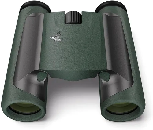 Miniatura 3 de SWAROVSKI OPTIK - Prismáticos de bolsillo de 10 x 25 CL con oculares torcidos y gran campo de visión (verde, bolsa de campo de montaña)