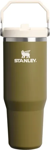 Miniatura 7 de Stanley IceFlow - Vaso con pajilla abatible con asa, de 20 onzas, tapa giratoria y popote abatible, botella de agua resistente a fugas, acero