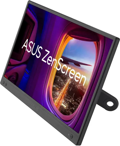 ASUS ZenScreen 16” (15.6 pulgadas visibles) Monitor USB portátil (MB166CR) - Full HD, IPS, USB tipo C, sin parpadeo, filtro de luz azul, superficie