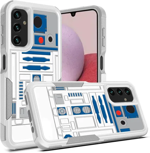 Miniatura 9 de Funda para Samsung Galaxy A14 5G, deportes de béisbol patrón blanco absorción de golpes PC duro e interior de silicona híbrida doble capa Armor
